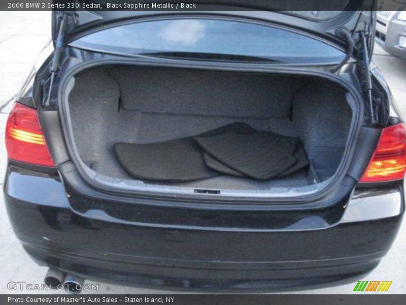 Black Sapphire Metallic / Black 2006 BMW 3 Series 330i Sedan