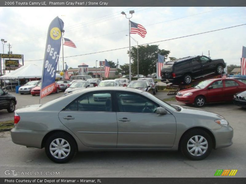 Phantom Gray Pearl / Stone Gray 2006 Toyota Camry LE