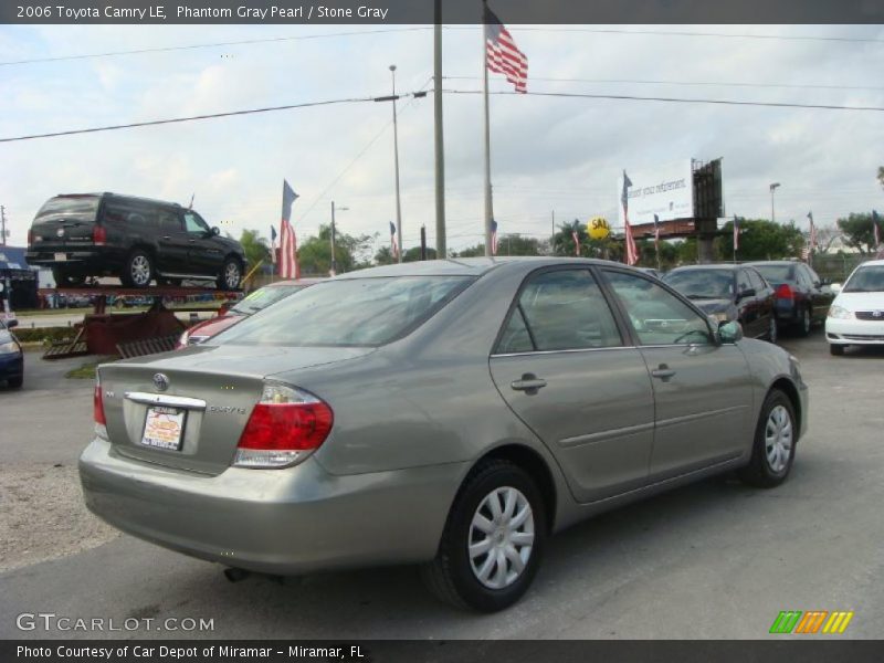 Phantom Gray Pearl / Stone Gray 2006 Toyota Camry LE