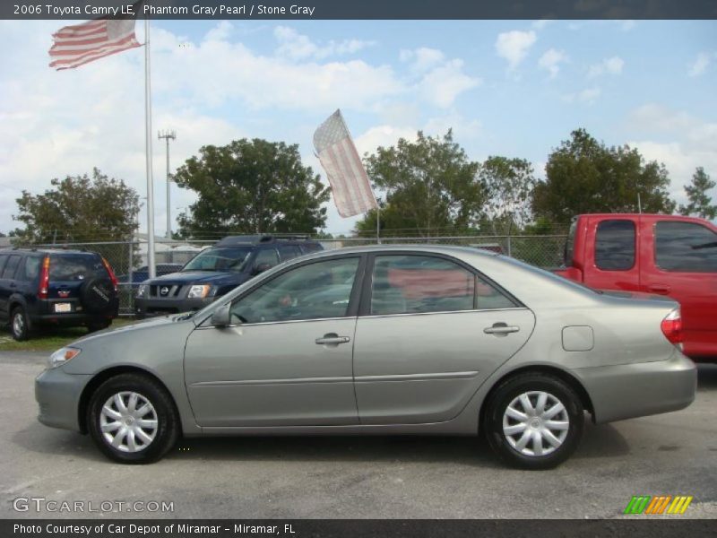 Phantom Gray Pearl / Stone Gray 2006 Toyota Camry LE