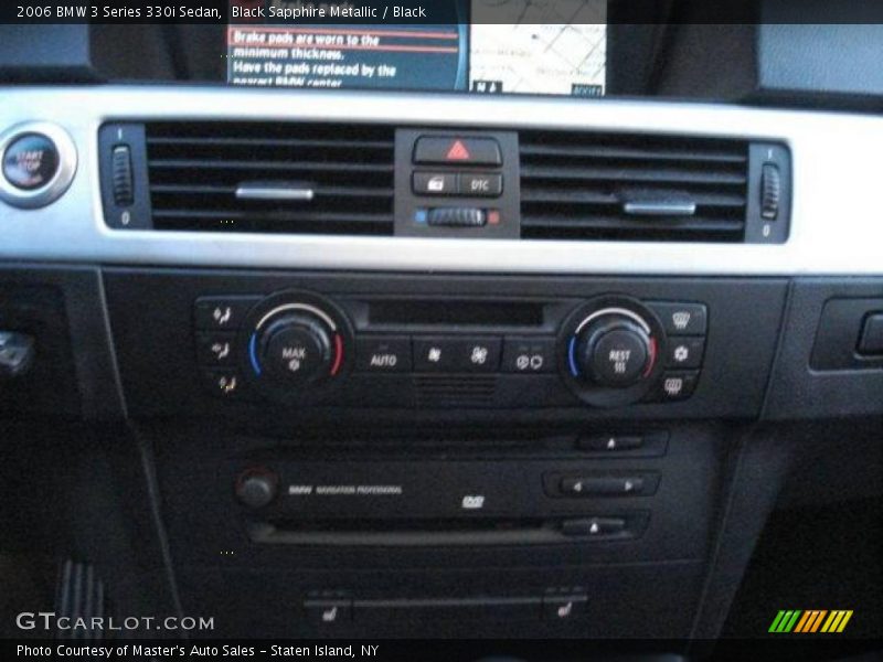 Black Sapphire Metallic / Black 2006 BMW 3 Series 330i Sedan