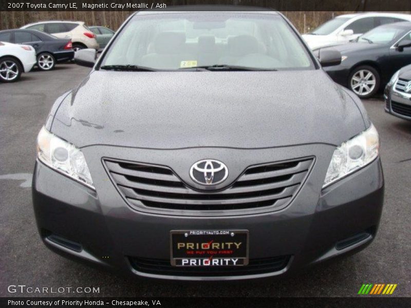 Magnetic Gray Metallic / Ash 2007 Toyota Camry LE