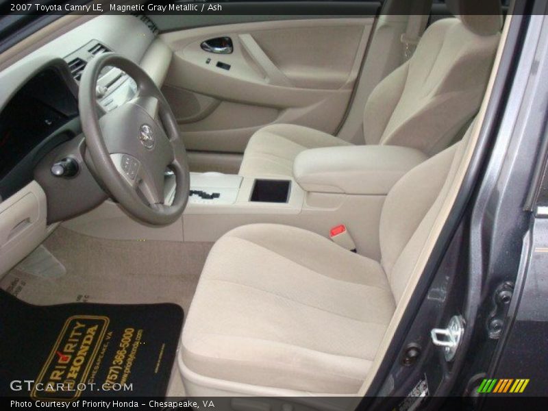 Magnetic Gray Metallic / Ash 2007 Toyota Camry LE