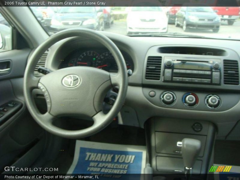 Phantom Gray Pearl / Stone Gray 2006 Toyota Camry LE