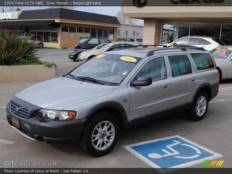 Silver Metallic / Beige/Light Sand 2004 Volvo XC70 AWD