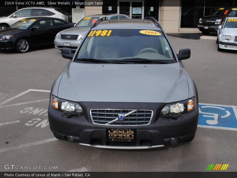 Silver Metallic / Beige/Light Sand 2004 Volvo XC70 AWD