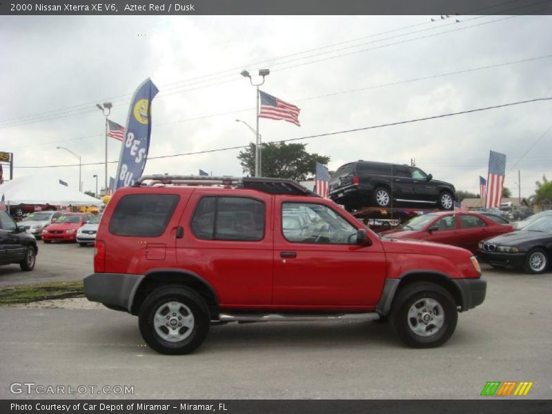 Aztec Red / Dusk 2000 Nissan Xterra XE V6