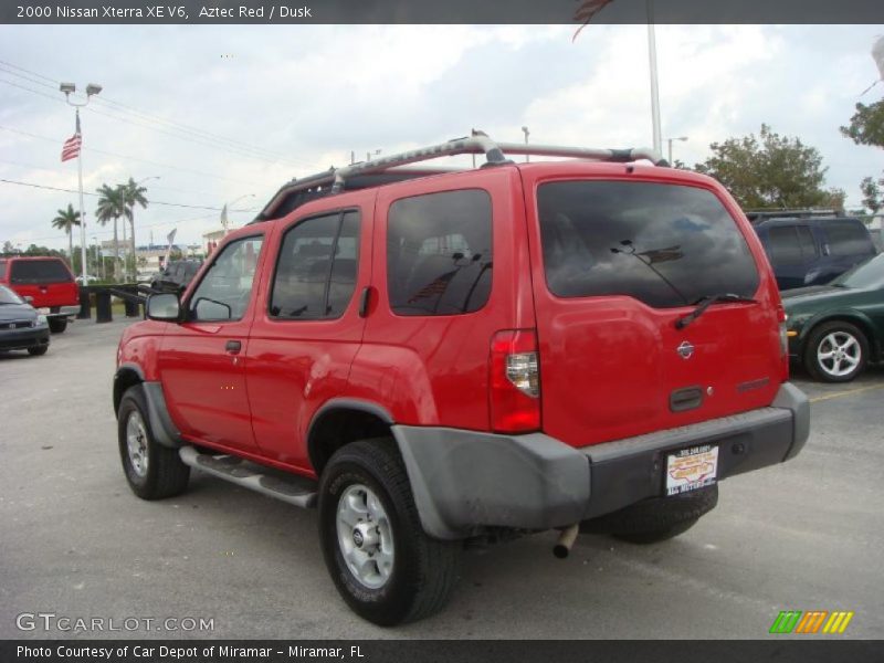 Aztec Red / Dusk 2000 Nissan Xterra XE V6