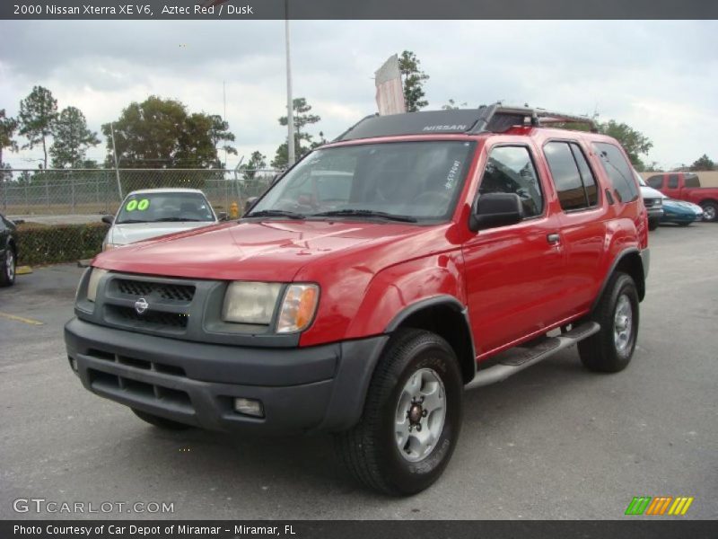 Aztec Red / Dusk 2000 Nissan Xterra XE V6