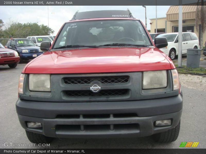 Aztec Red / Dusk 2000 Nissan Xterra XE V6