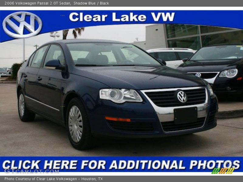 Shadow Blue / Black 2006 Volkswagen Passat 2.0T Sedan