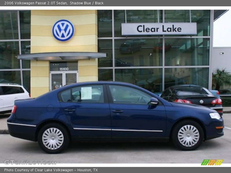 Shadow Blue / Black 2006 Volkswagen Passat 2.0T Sedan