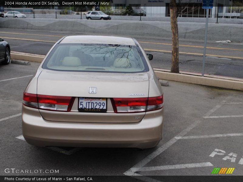 Desert Mist Metallic / Ivory 2004 Honda Accord DX Sedan