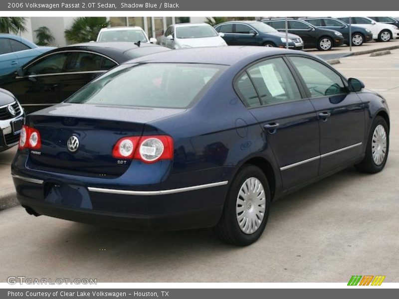 Shadow Blue / Black 2006 Volkswagen Passat 2.0T Sedan
