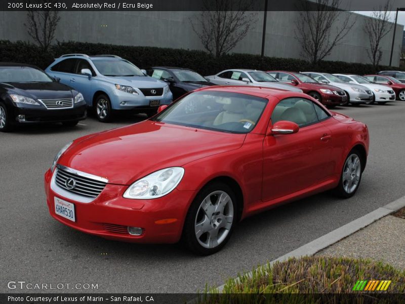 Front 3/4 View of 2005 SC 430