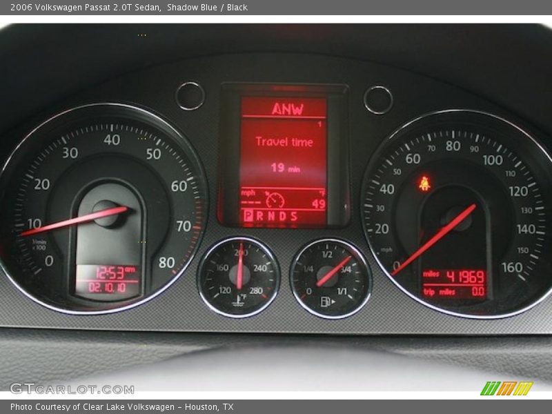 Shadow Blue / Black 2006 Volkswagen Passat 2.0T Sedan