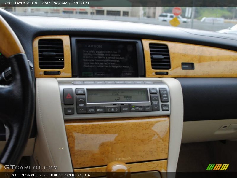 2005 SC 430 Ecru Beige Interior