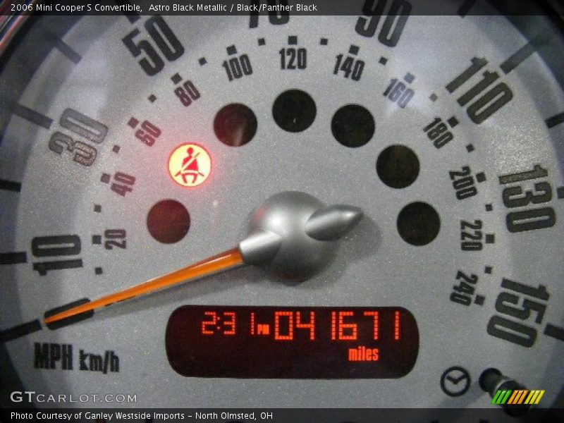 Astro Black Metallic / Black/Panther Black 2006 Mini Cooper S Convertible