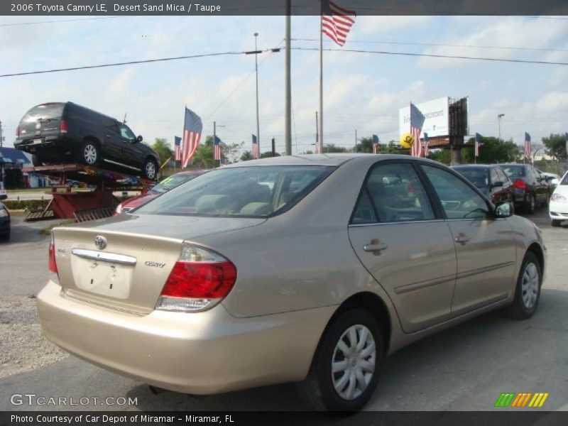 Desert Sand Mica / Taupe 2006 Toyota Camry LE
