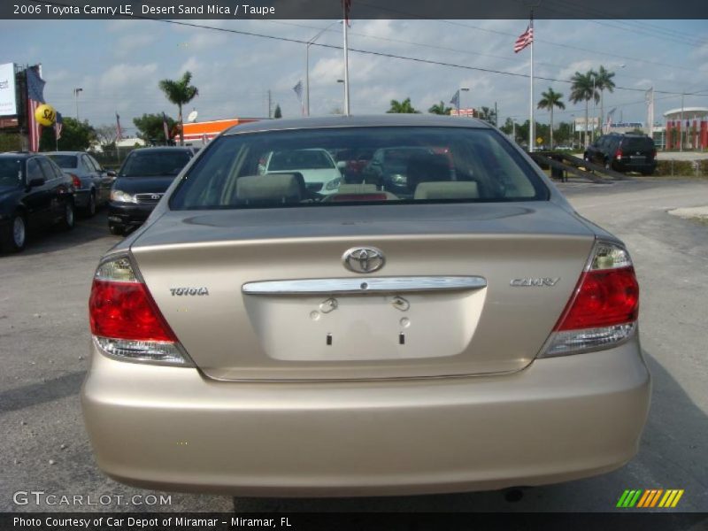 Desert Sand Mica / Taupe 2006 Toyota Camry LE