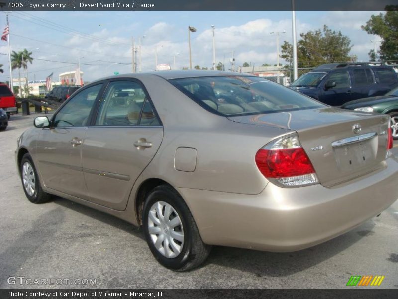 Desert Sand Mica / Taupe 2006 Toyota Camry LE