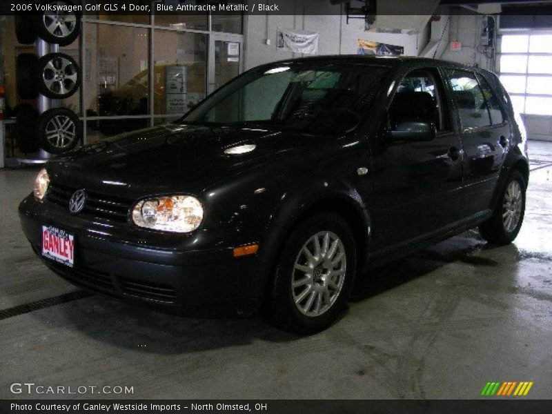 Blue Anthracite Metallic / Black 2006 Volkswagen Golf GLS 4 Door