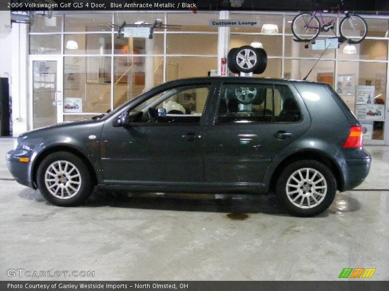 Blue Anthracite Metallic / Black 2006 Volkswagen Golf GLS 4 Door