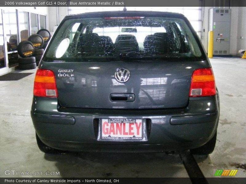 Blue Anthracite Metallic / Black 2006 Volkswagen Golf GLS 4 Door