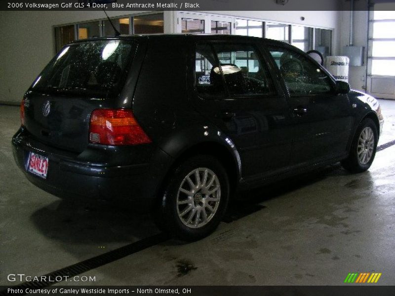 Blue Anthracite Metallic / Black 2006 Volkswagen Golf GLS 4 Door