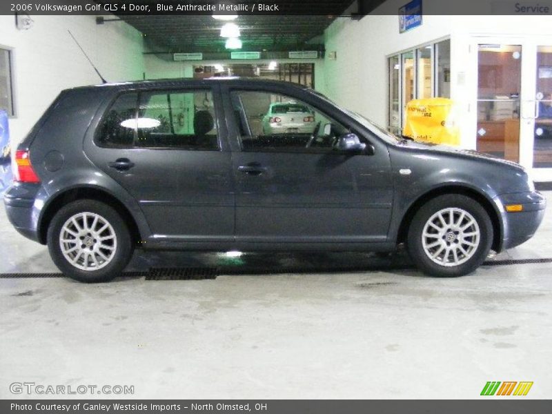 Blue Anthracite Metallic / Black 2006 Volkswagen Golf GLS 4 Door