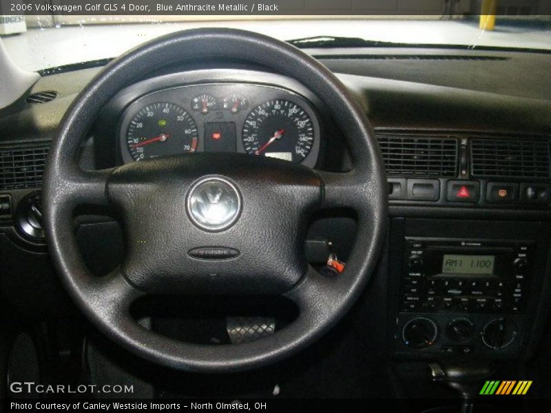Blue Anthracite Metallic / Black 2006 Volkswagen Golf GLS 4 Door