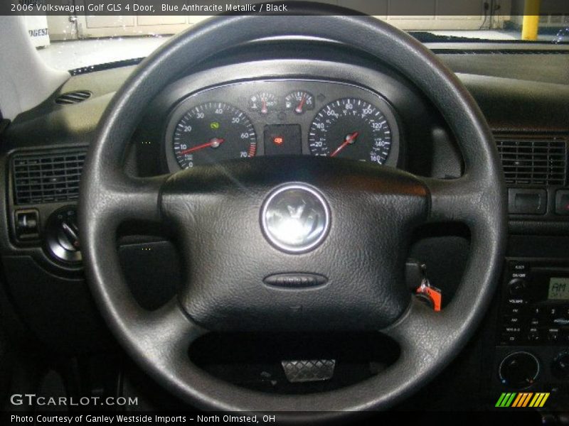Blue Anthracite Metallic / Black 2006 Volkswagen Golf GLS 4 Door