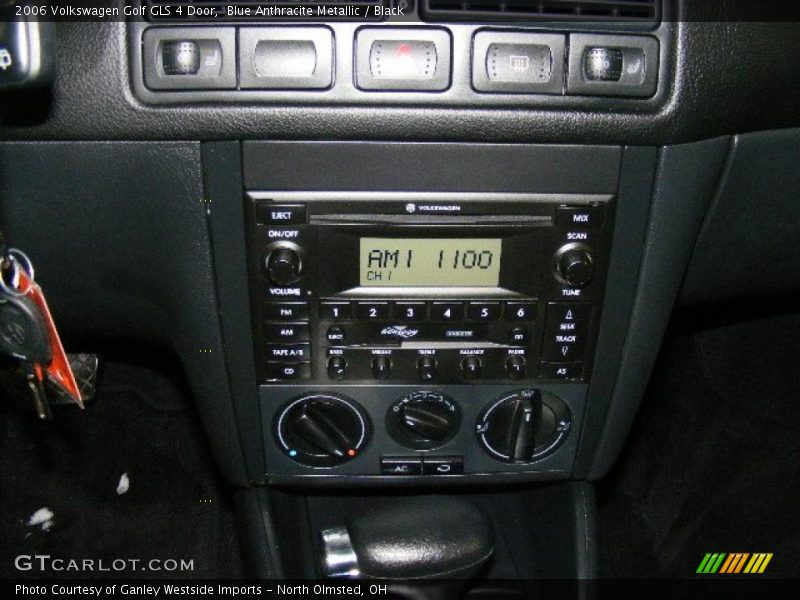 Blue Anthracite Metallic / Black 2006 Volkswagen Golf GLS 4 Door