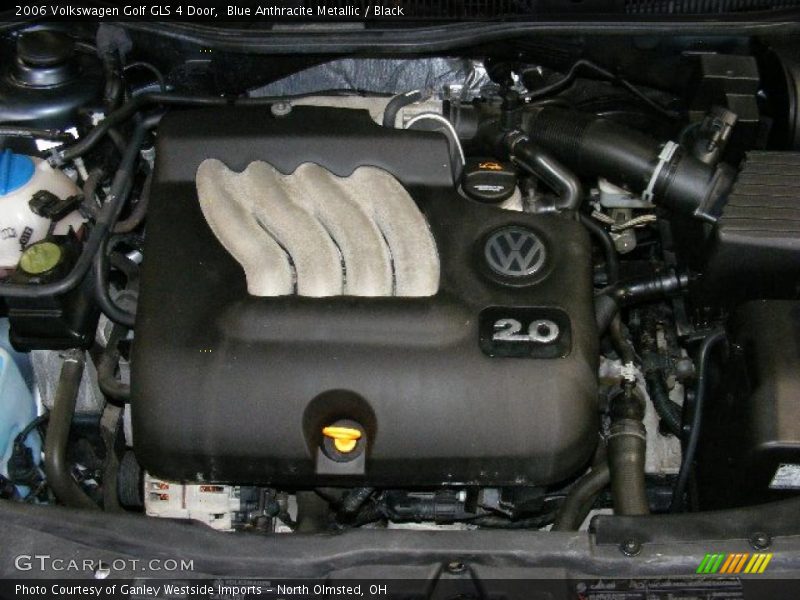 Blue Anthracite Metallic / Black 2006 Volkswagen Golf GLS 4 Door