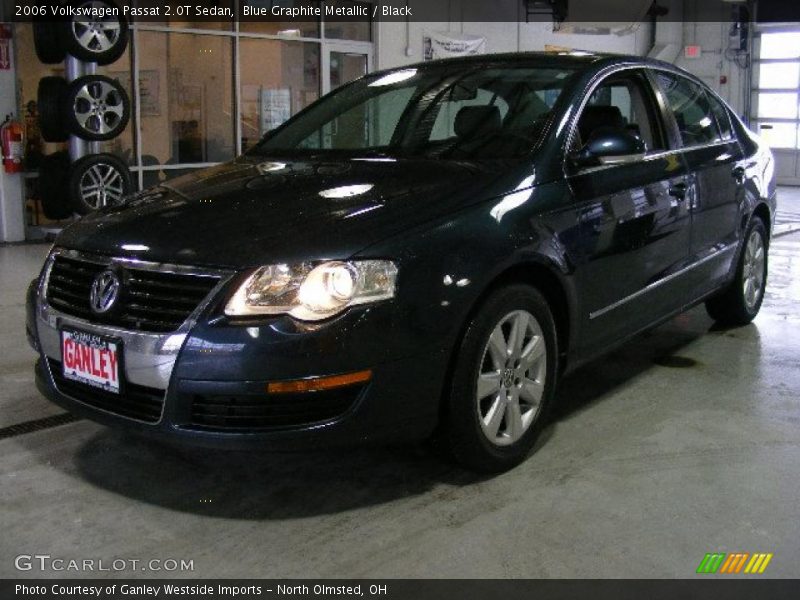 Blue Graphite Metallic / Black 2006 Volkswagen Passat 2.0T Sedan