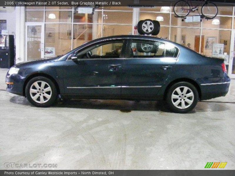 Blue Graphite Metallic / Black 2006 Volkswagen Passat 2.0T Sedan