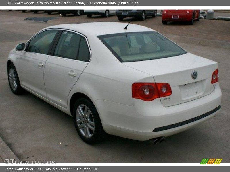 Campanella White / Pure Beige 2007 Volkswagen Jetta Wolfsburg Edition Sedan