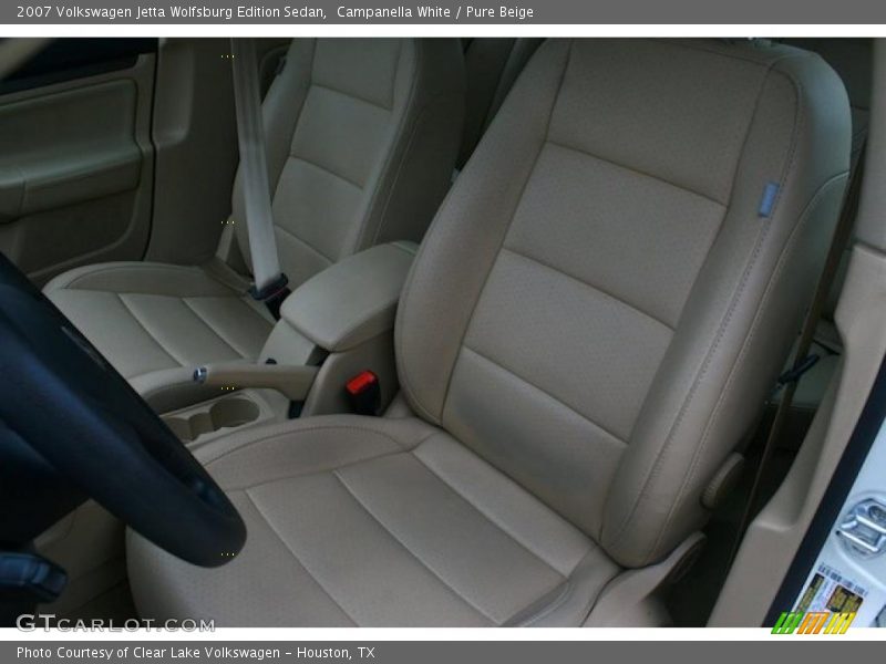 Campanella White / Pure Beige 2007 Volkswagen Jetta Wolfsburg Edition Sedan