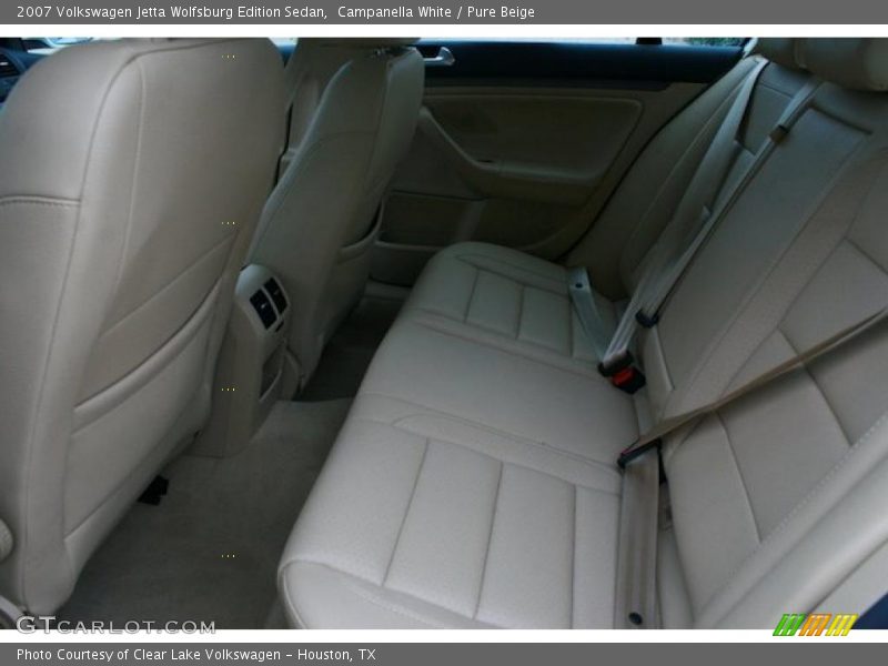 Campanella White / Pure Beige 2007 Volkswagen Jetta Wolfsburg Edition Sedan