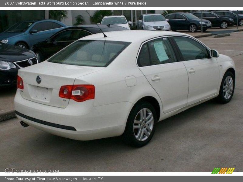 Campanella White / Pure Beige 2007 Volkswagen Jetta Wolfsburg Edition Sedan