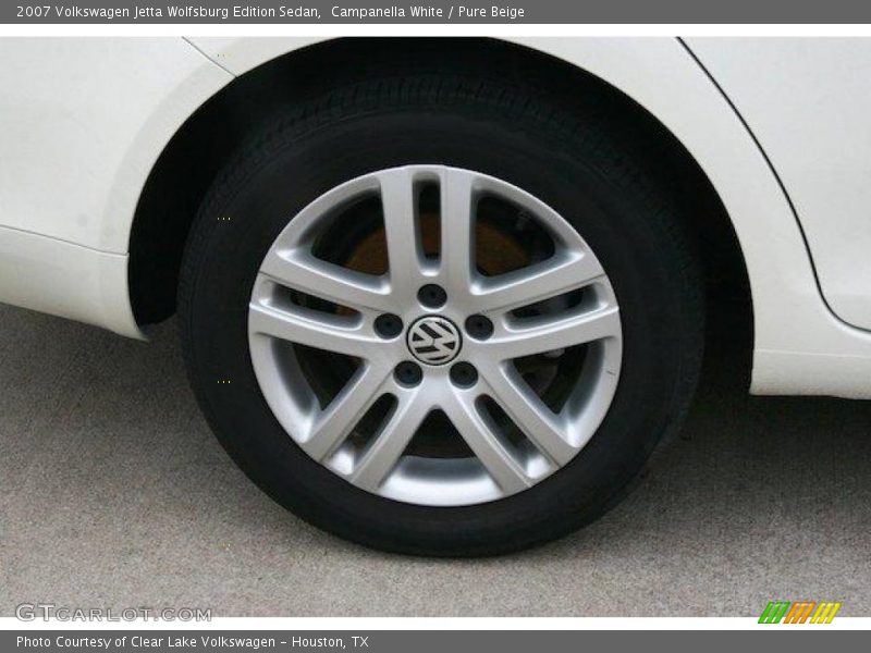 Campanella White / Pure Beige 2007 Volkswagen Jetta Wolfsburg Edition Sedan
