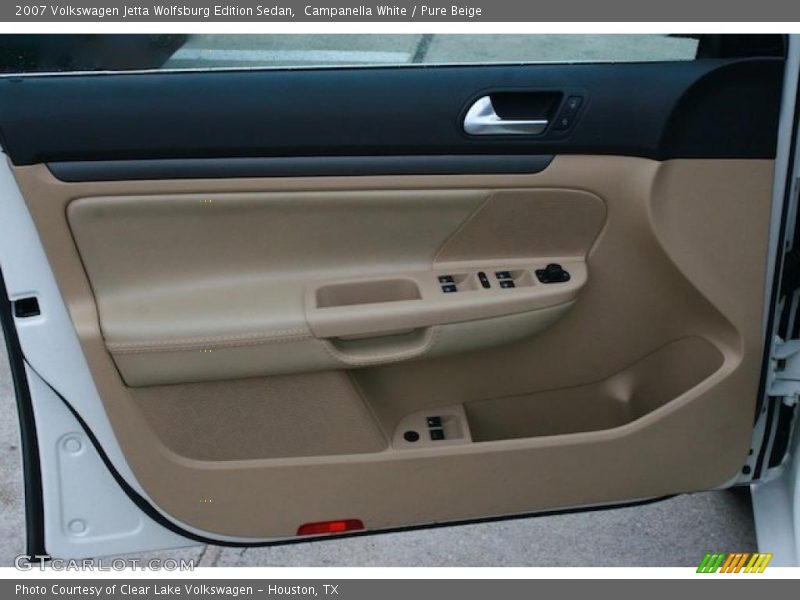 Campanella White / Pure Beige 2007 Volkswagen Jetta Wolfsburg Edition Sedan