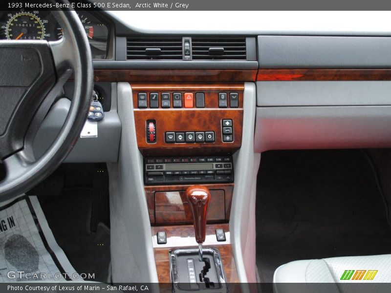 Arctic White / Grey 1993 Mercedes-Benz E Class 500 E Sedan