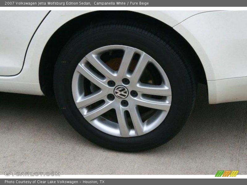 Campanella White / Pure Beige 2007 Volkswagen Jetta Wolfsburg Edition Sedan