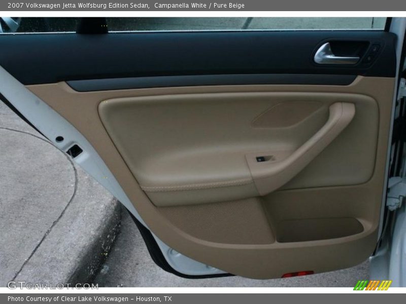 Campanella White / Pure Beige 2007 Volkswagen Jetta Wolfsburg Edition Sedan