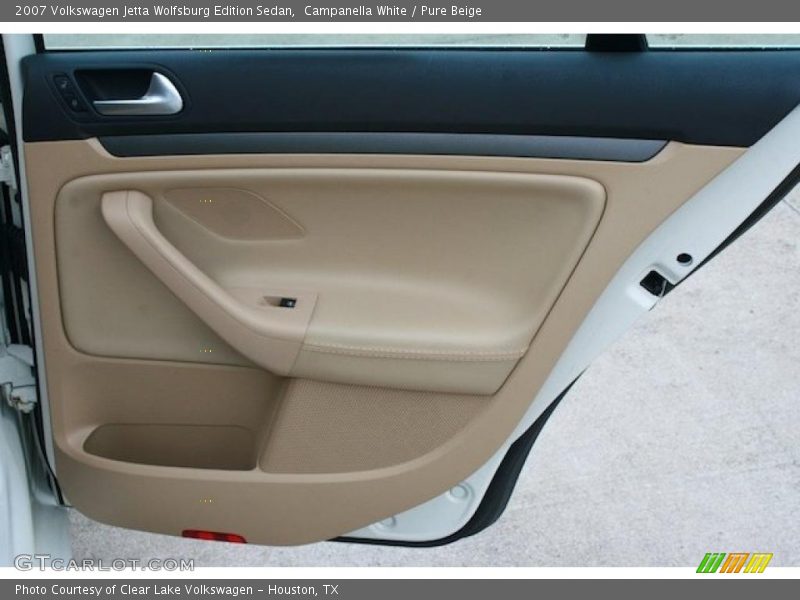 Campanella White / Pure Beige 2007 Volkswagen Jetta Wolfsburg Edition Sedan