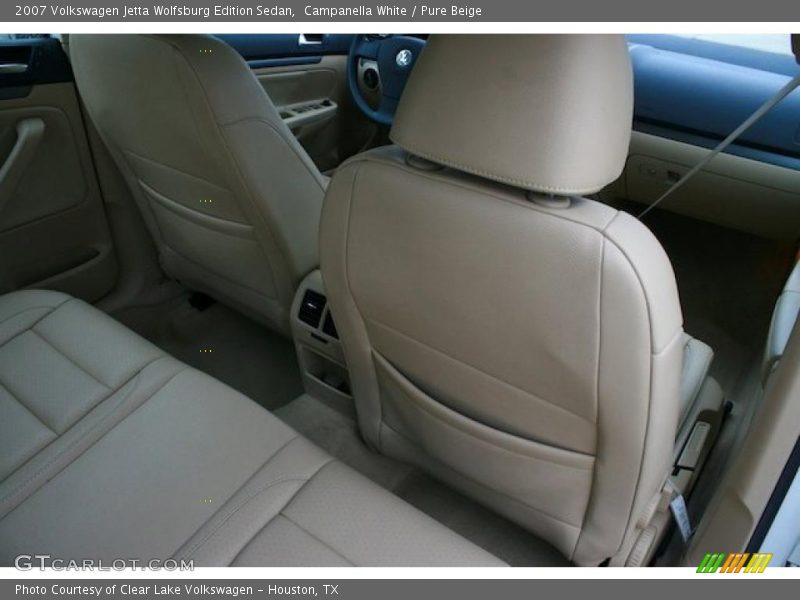 Campanella White / Pure Beige 2007 Volkswagen Jetta Wolfsburg Edition Sedan