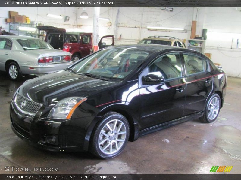 Super Black / SE-R Charcoal 2008 Nissan Sentra SE-R Spec V