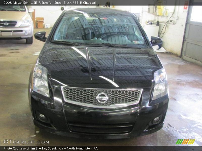 Super Black / SE-R Charcoal 2008 Nissan Sentra SE-R Spec V