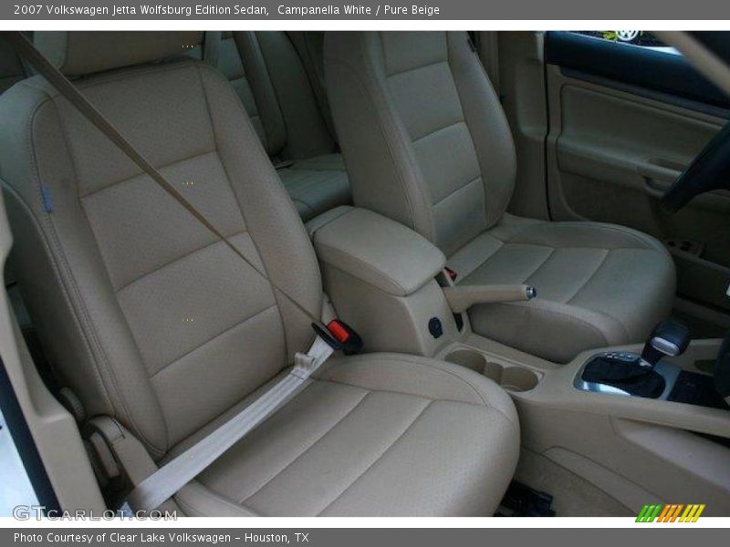 Campanella White / Pure Beige 2007 Volkswagen Jetta Wolfsburg Edition Sedan